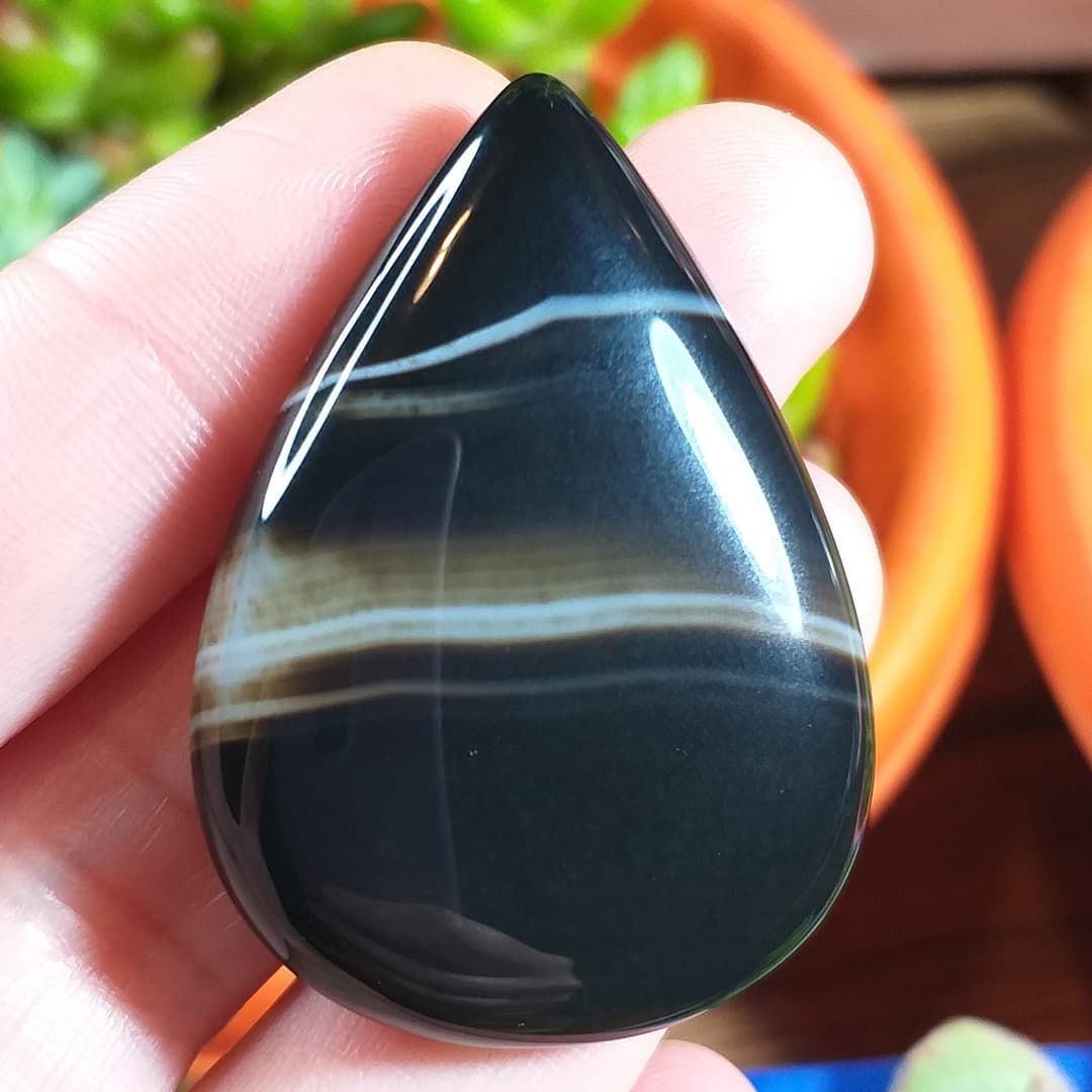 Ónix Bandeado - 44,6x32,3 mm
