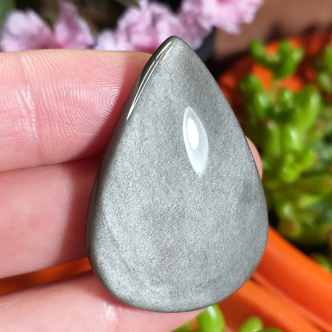 Obsidiana Plateada - 40,7x28,6 mm