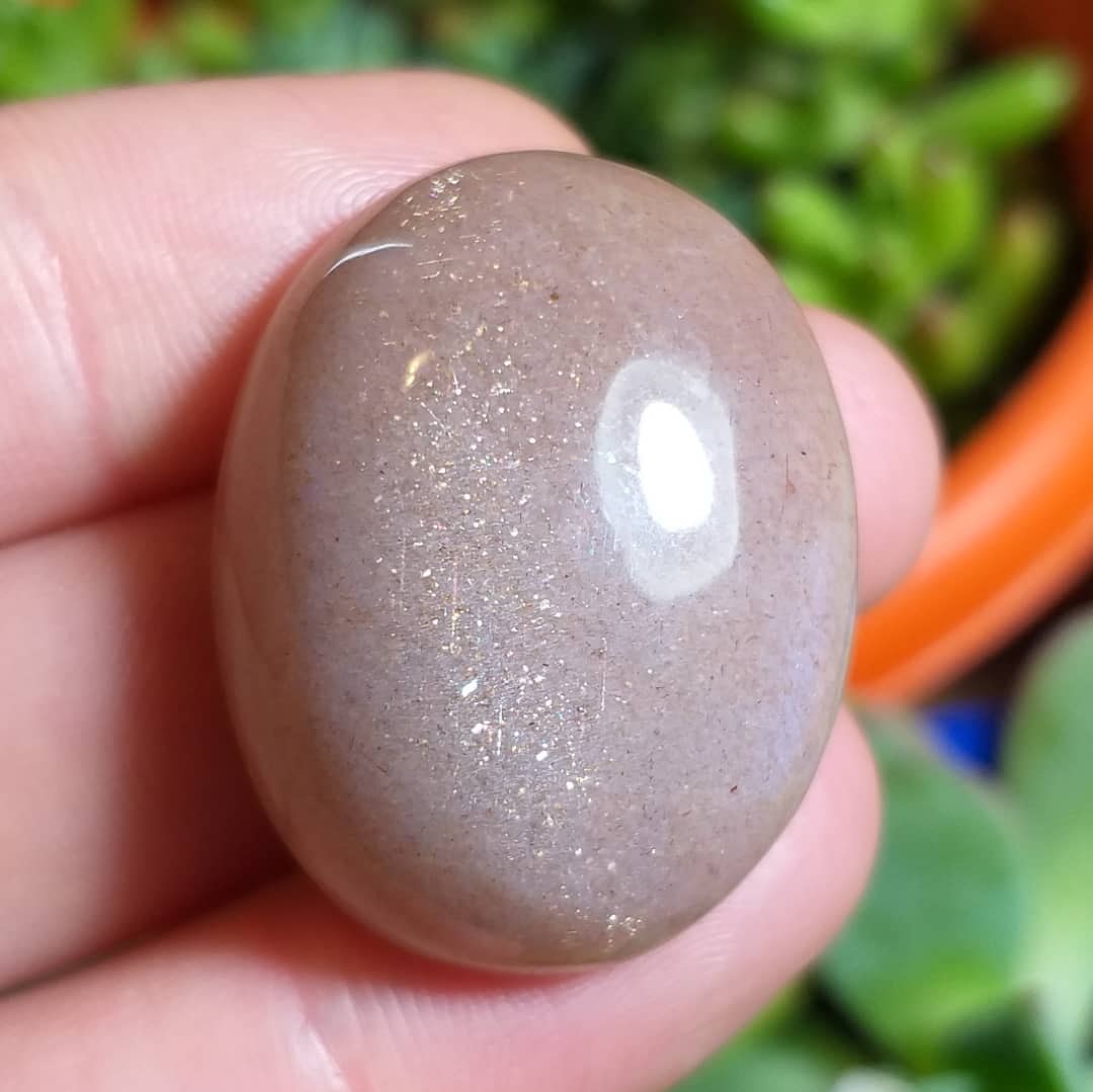 Piedra Luna Durazno - 30,4x23,9 mm