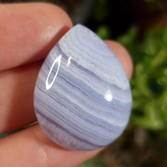 Ágata Blue Lace - 31,0x24,8 mm