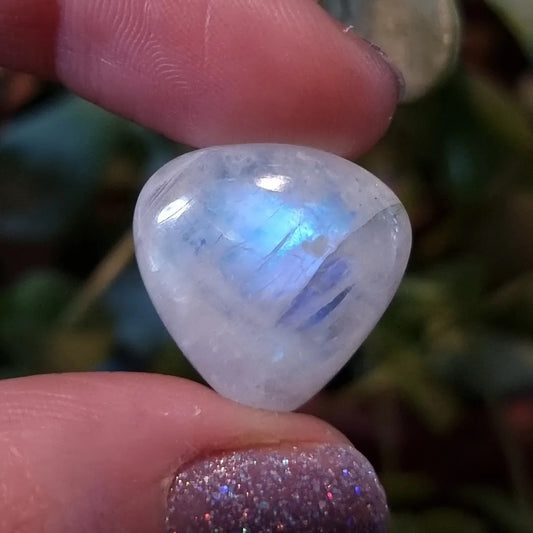 Labradorita Blanca/Piedra Luna Arcoíris - 19,4x19,9 mm