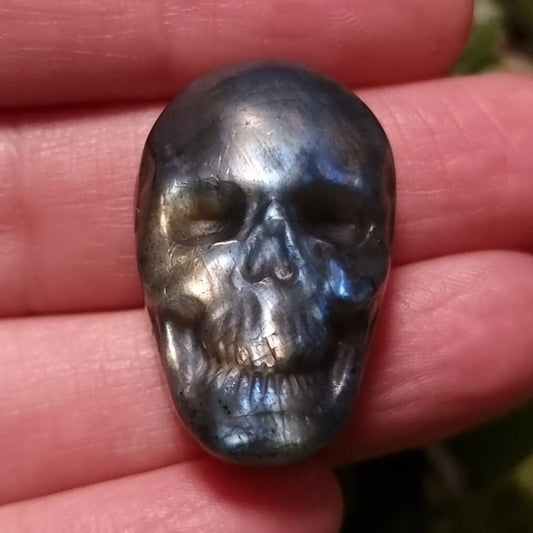 Calavera de Labradorita Multiflash - 28,4x18,6 mm