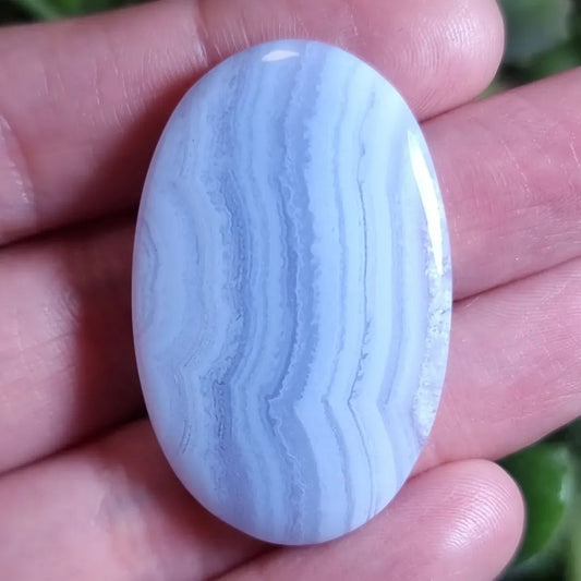 Ágata Blue Lace - 41,6x26,3 mm